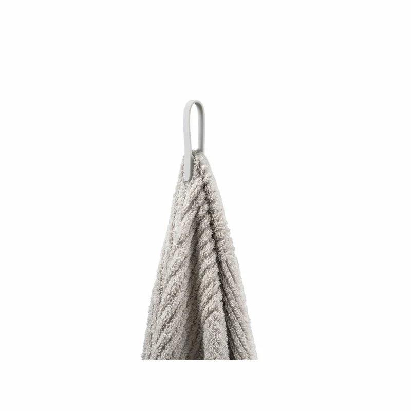 Zone Denmark Handtuchhalter Loop Magnet, 2er Set, Handtuchaufhänger, Handtuchclip, Silikon, Soft Grey, 27924