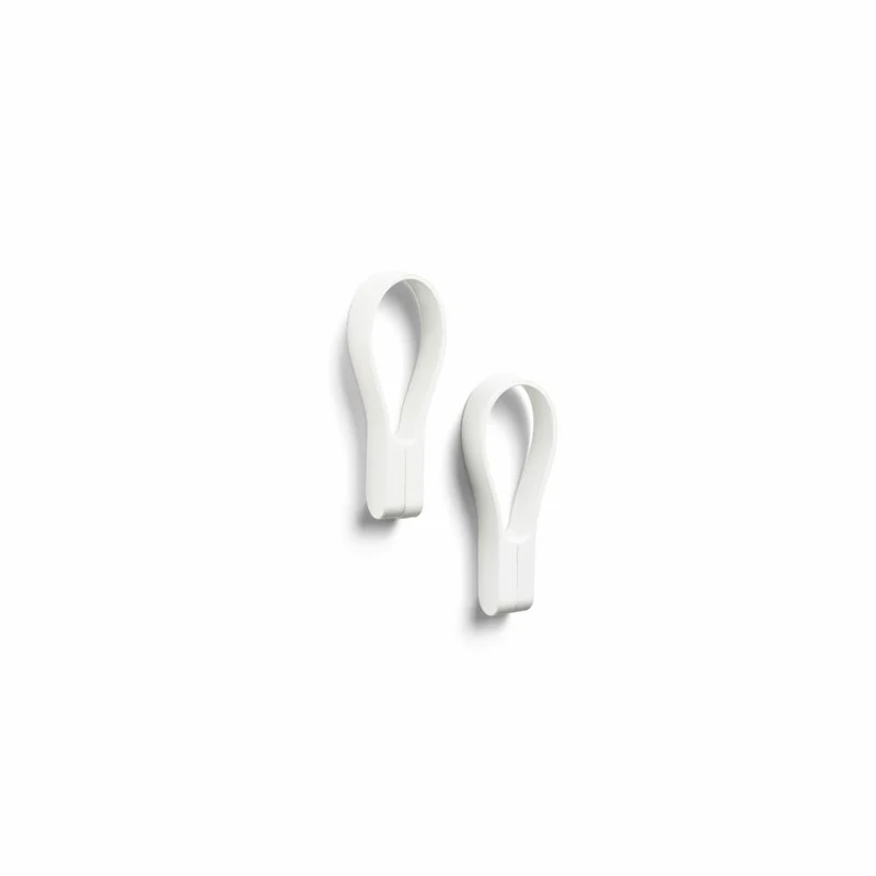 Zone Denmark Handtuchhalter Loop Magnet, 2er Set, Handtuchaufhänger, Handtuchclip, Silikon, White, 27925