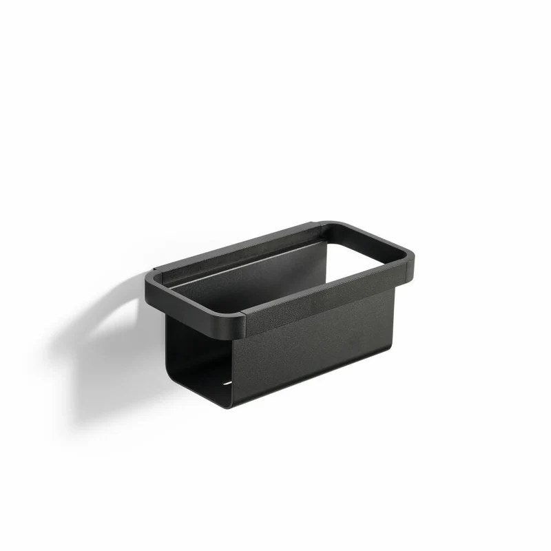 Zone Denmark Duschregal Rim, Duschablage, Badregal, Aluminium, Black, 22 x 11 x 9 cm, 14636