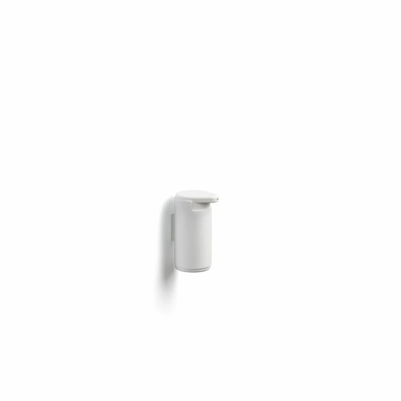 Zone Denmark Seifenspender Rim, mit Wandhalterung, Seifendosierer, Dosierspender, Aluminium / ABS, White, 200 ml, 14481