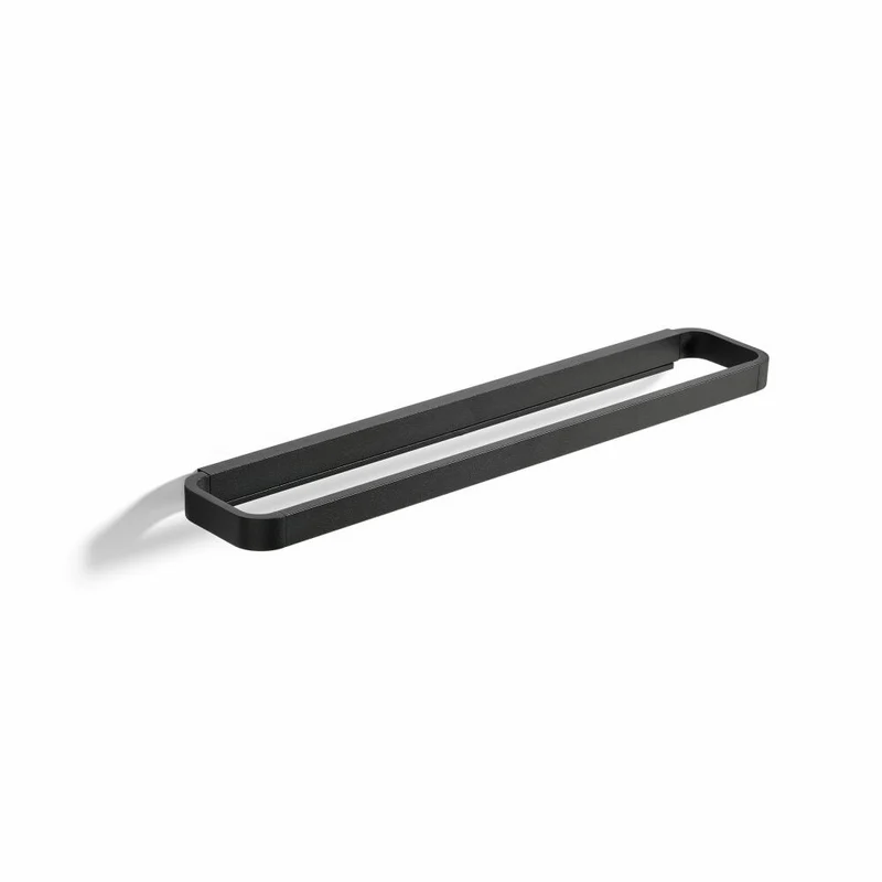 Zone Denmark Handtuchhalter Rim, Handtuchstange, Aluminium, Black, 44 x 7.5 cm, 14638