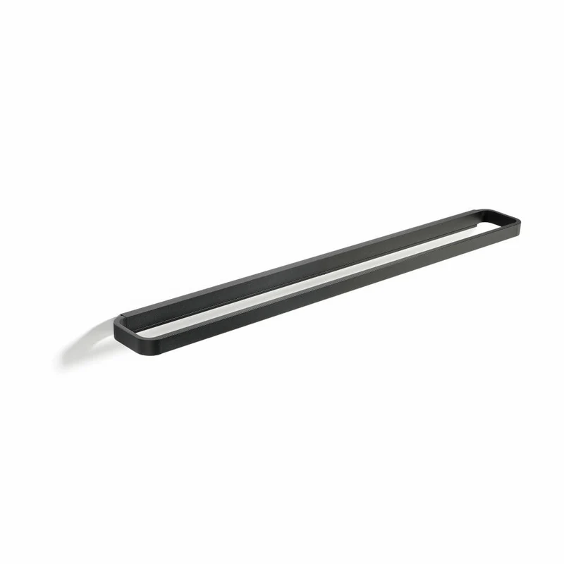 Zone Denmark Handtuchhalter Rim, Handtuchstange, Aluminium, Black, 70 x 7.5 cm, 14640