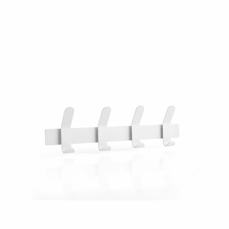 Zone Denmark Wandgarderobe A-Rack, Hakenleiste, Garderobenleiste, Garderobenhaken, Metall / Eisen, White, 10582