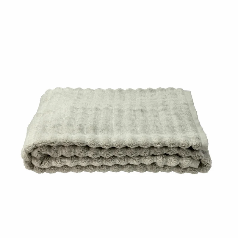 Zone Denmark Strandtuch Inu, Badetuch, Duschtuch, Badehandtuch, Handtuch, Baumwolle, Soft Grey, 180 x 100 cm, 28249
