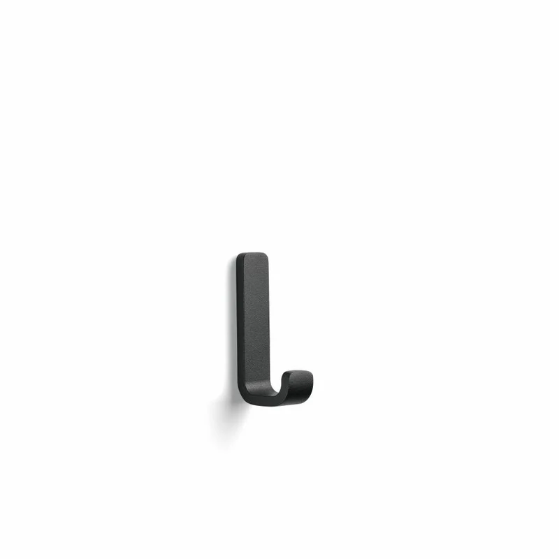 Zone Denmark Haken Rim, Wandhaken, Wandgarderobe, Wand Haken, Aluminium, Black, 8.5 cm, 14653
