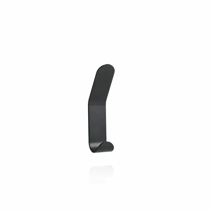 Zone Denmark Doppelhaken A-Double hook, Wandhaken, Wandgarderobe, Wand Haken, Metall, Black, H 11 cm, 10585