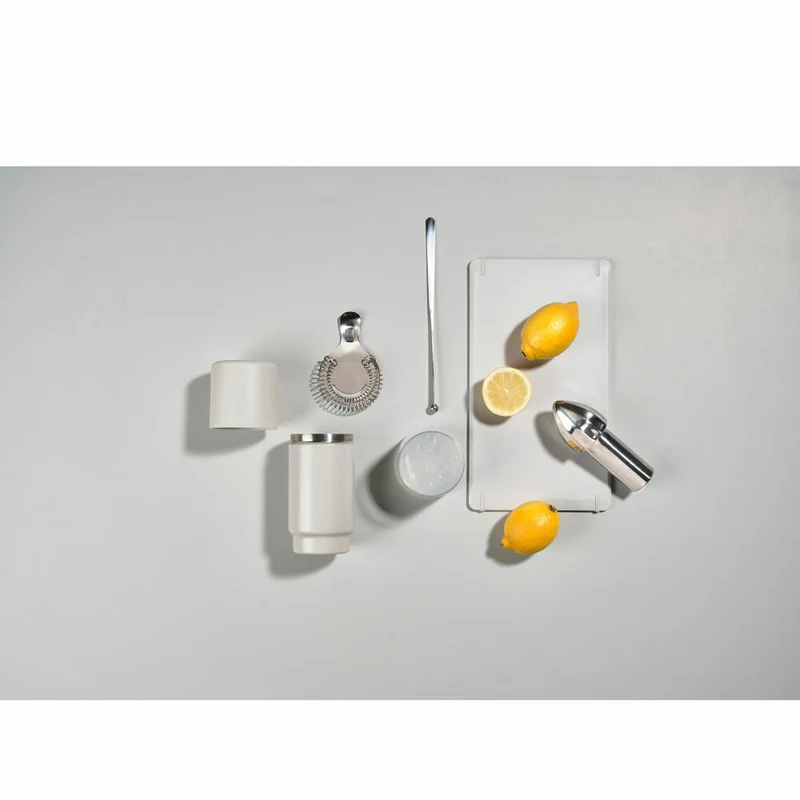 Zone Denmark Shaker Rocks, Cocktailshaker, Cocktailmixer, Stahl / Kunststoff, Warm Grey, 10935