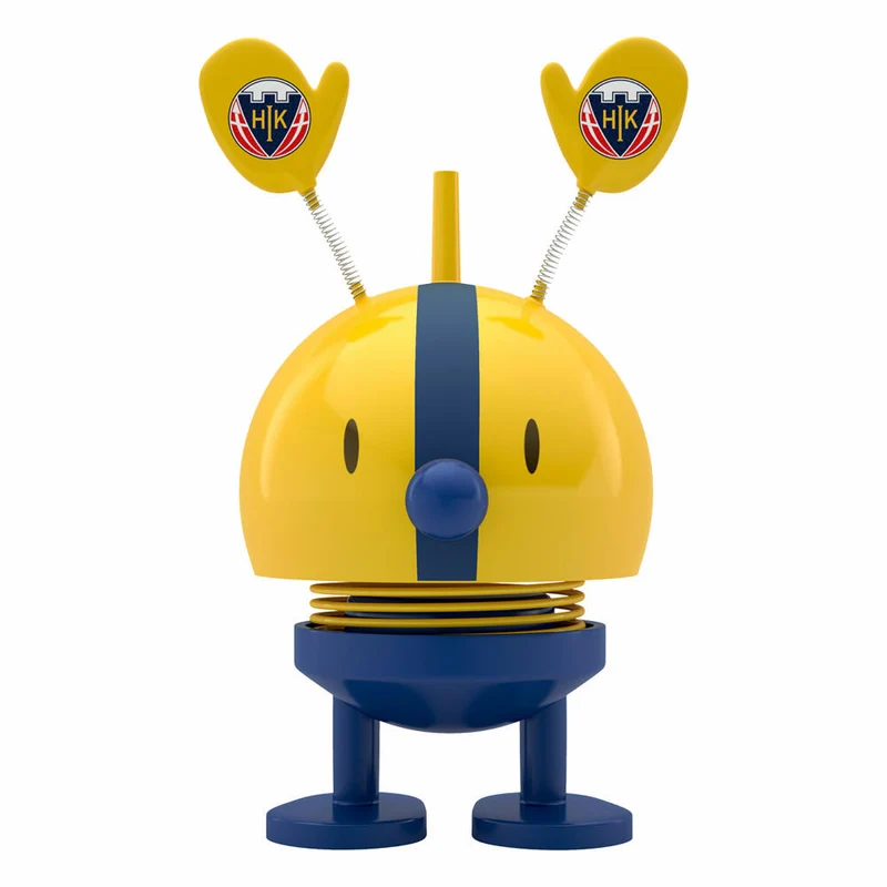 Hoptimist Hobro IK Baby Supporter, Klein, Wackelfigur, Fußball Figur Spielidee, Kunststoff, Gelb, 26294