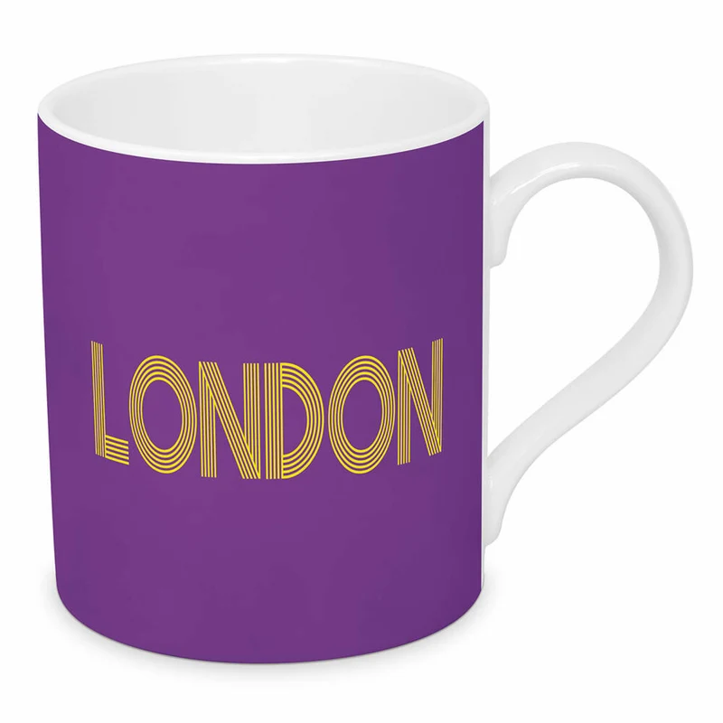 PPD Happy Place London Mug 2024 D@H, Tasse, Teetasse, Kaffetasse, Kaffee Becher, Bone China, 350 ml, 564302715