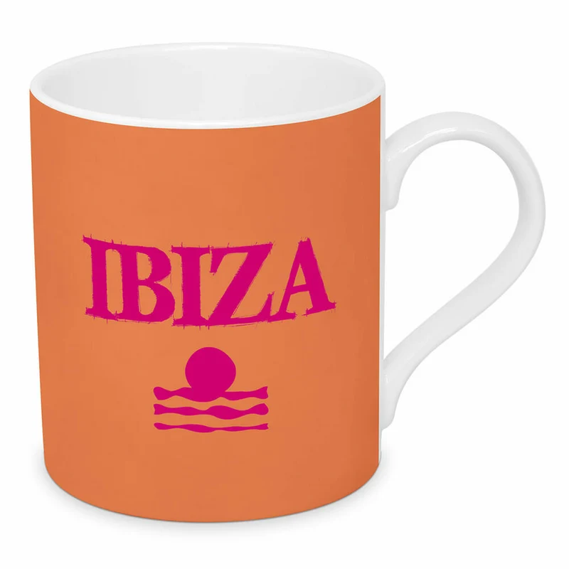 PPD Happy Place IBIZA Mug 2024 D@H, Tasse, Teetasse, Kaffetasse, Kaffee Becher, Bone China, 350 ml, 564302716