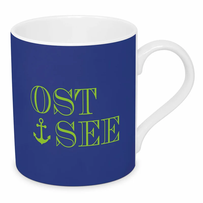 PPD Happy Place Ostsee Mug 2024 D@H, Tasse, Teetasse, Kaffetasse, Kaffee Becher, Bone China, 350 ml, 564302719
