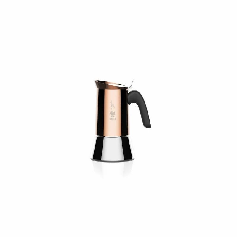 Bialetti Espressokocher New Venus für 2 Tassen, Espresso, Espressokanne, Kaffeebereiter, Edelstahl, Kupfer, 85 ml, 7282