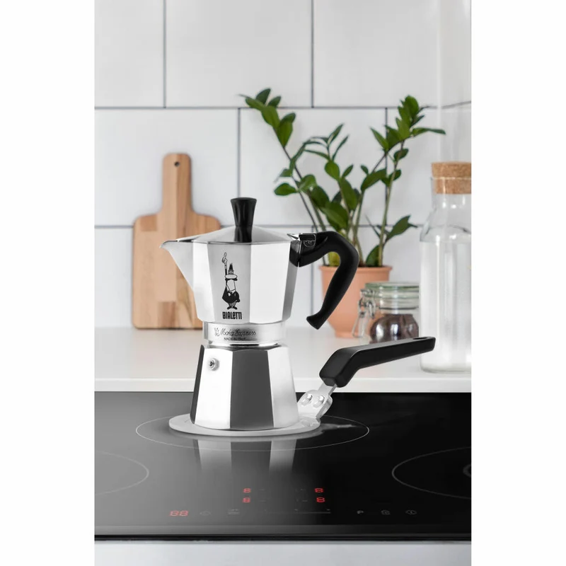 Bialetti Adapterplatte Induktion 13 cm, Herde, Induktionsadapter, Stahl, Silber, DCDESIGN08