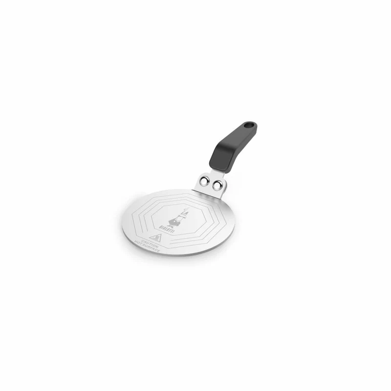 Bialetti Adapterplatte Induktion 13 cm, Herde, Induktionsadapter, Stahl, Silber, DCDESIGN08