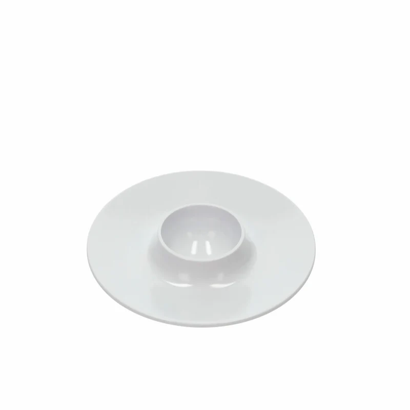 Rosti Eierbecher Hamlet, mit Ablage, Eierhalter, Melamin, Weiß, 23985