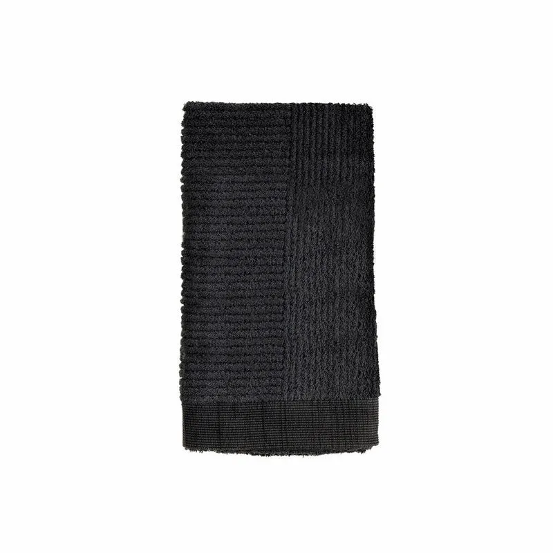 Zone Denmark Handtuch Classic, Badetuch, Duschtuch, Baumwolle, Black, 100 x 50 cm, 330072
