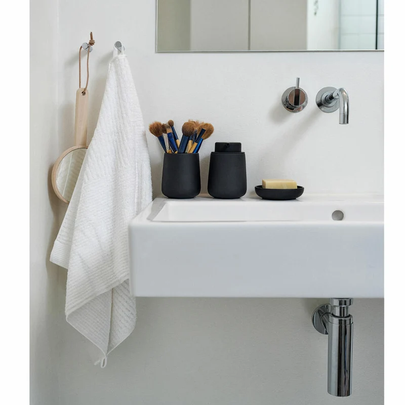 Zone Denmark Handtuch Classic, Badetuch, Duschtuch, Baumwolle, White, 100 x 50 cm, 330073
