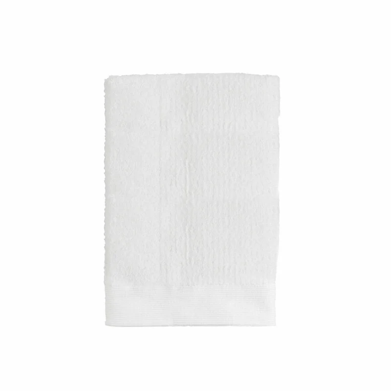 Zone Denmark Handtuch Classic, Badetuch, Gästehandtuch, Baumwolle, White, 70 x 50 cm, 330093
