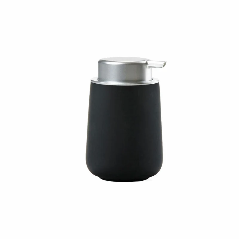 Zone Denmark Seifenspender Nova, Seifendosierer, Dosierspender, Porzellan, Black, 250 ml, 330097