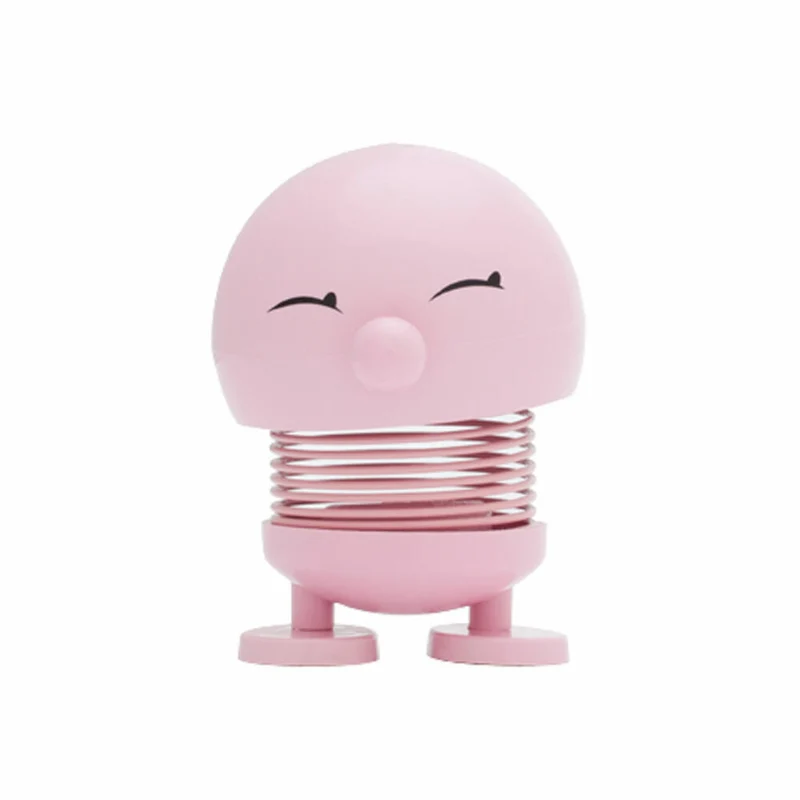 Hoptimist Baby Bimble, Klein, Mädchen mit Lächelnden Augen, Deko- / Spielidee, Kunststoff, Hellrot, 26057