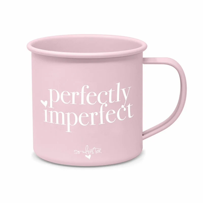 PPD Perfectly Imperfect Metal Mug D@H, Henkelbecher, Kaffeebecher, Becher, Tasse, Metall, 350 ml, 581101890