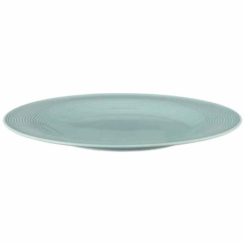 Seltmann Weiden Beat Teller Flach, Speiseteller, Servierteller, Porzellan, Arktisblau, Ø 30 cm, 001.772185