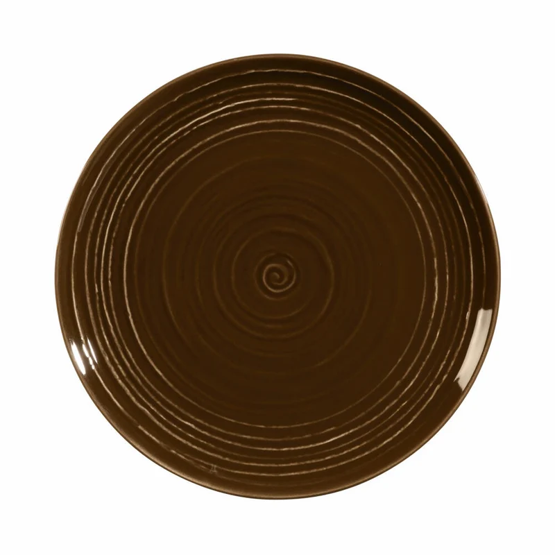 Seltmann Weiden Terra Frühstücksteller, Kuchenteller, Teller, Porzellan, Erdbraun, Ø 22.7 cm, 001.765002