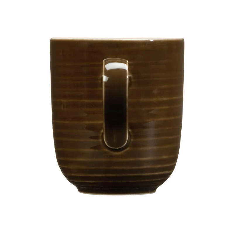 Seltmann Weiden Terra Becher, Kaffeebecher, Teetasse, Tasse, Porzellan, Erdbraun, 400 ml, 001.765003