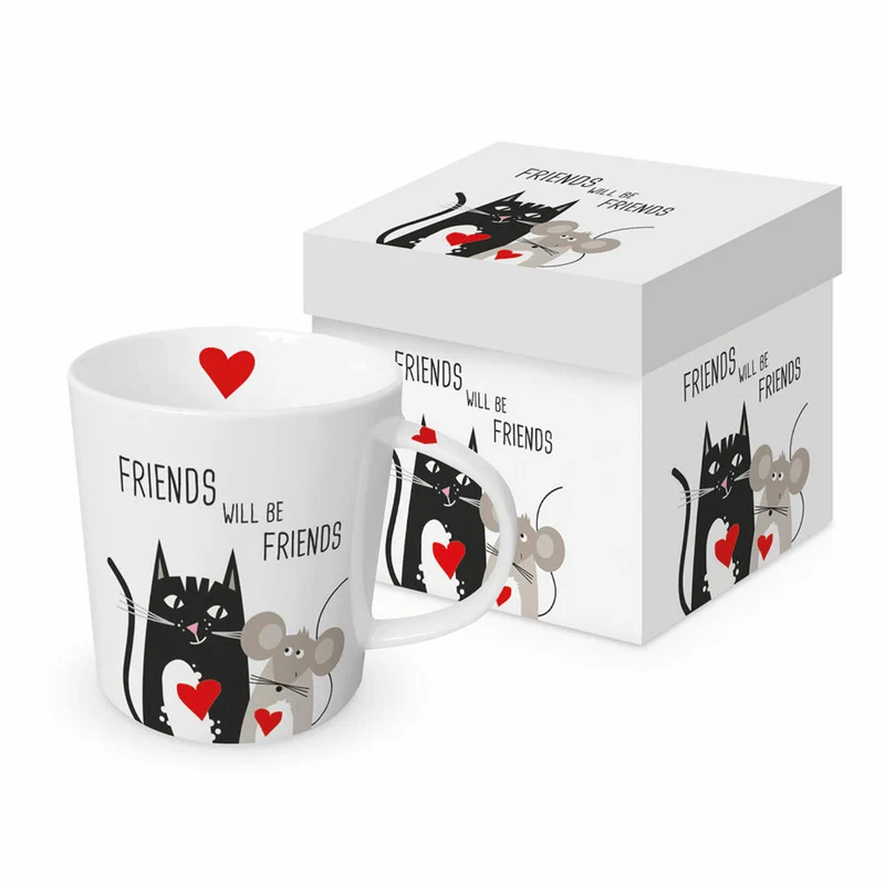 PPD Friends will be Trend Mug, in Geschenkbox, Henkelbecher, Kaffeebecher, Becher, Tasse, New Bone China, 400 ml, 160302670