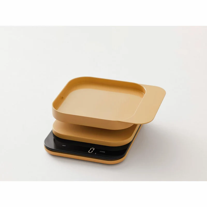 Rosti Küchenwaage Mensura, Grammwaage, ABS-Kunststoff, Curry, bis 10 kg, 25684