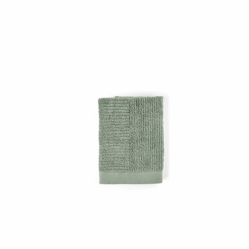 Zone Denmark Handtuch Classic, Badetuch, Gästehandtuch, Baumwolle, Matcha Green, 70 x 50 cm, 15359