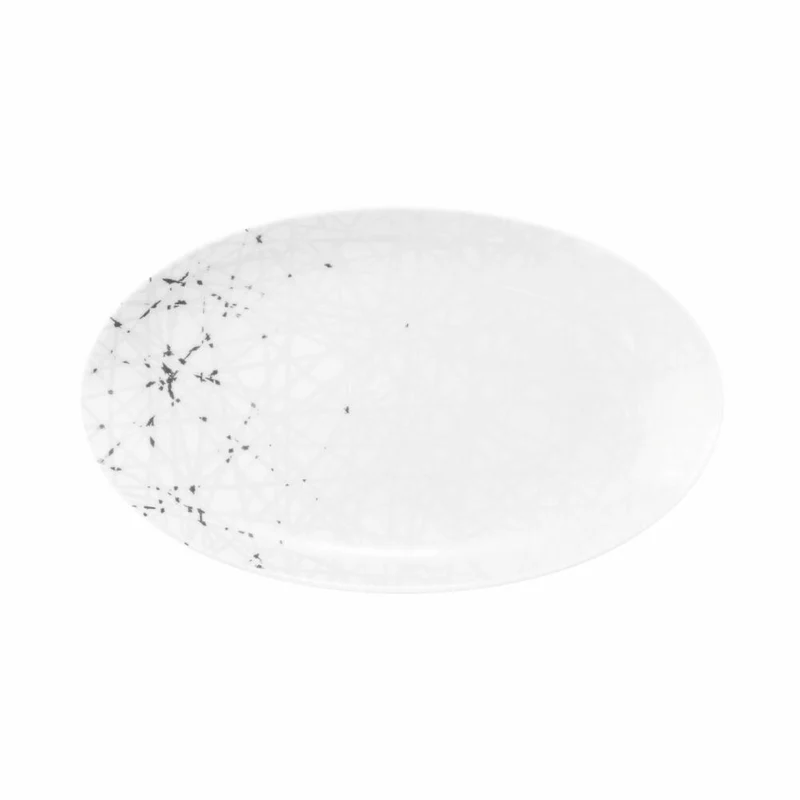 Seltmann Weiden Liberty Platte Oval, Servierplatte, Servierteller, Porzellan, Brace, 24 x 14.5 cm, 001.764248