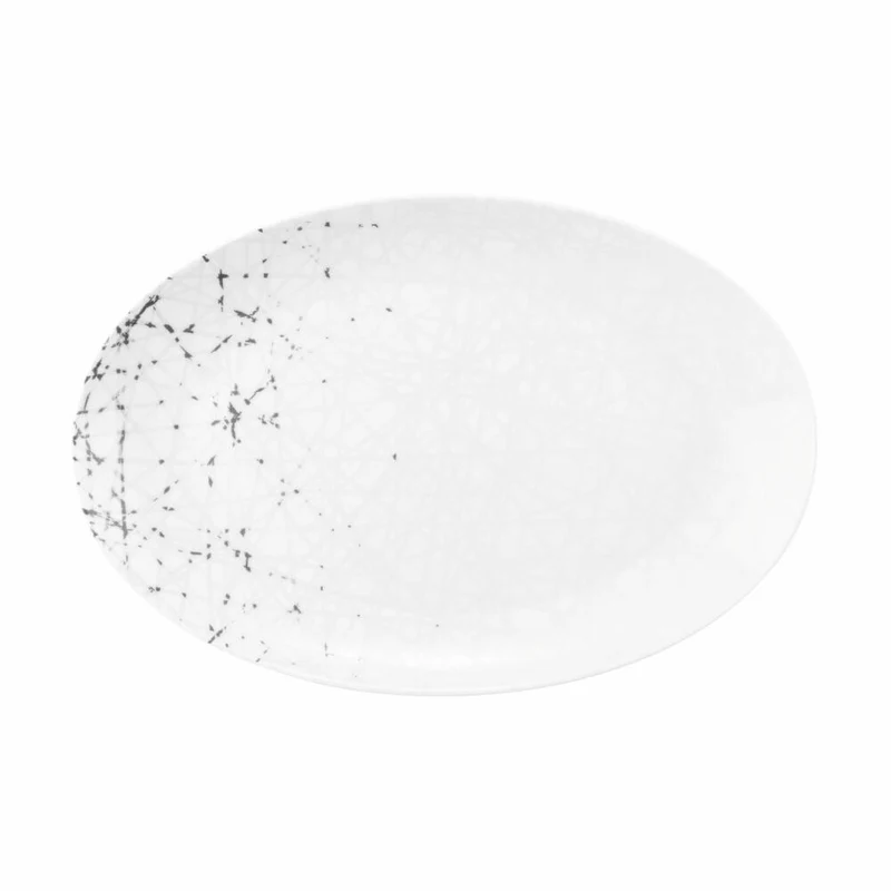 Seltmann Weiden Liberty Platte Oval, Servierplatte, Servierteller, Porzellan, Brace, 31.3 x 21 cm, 001.764249