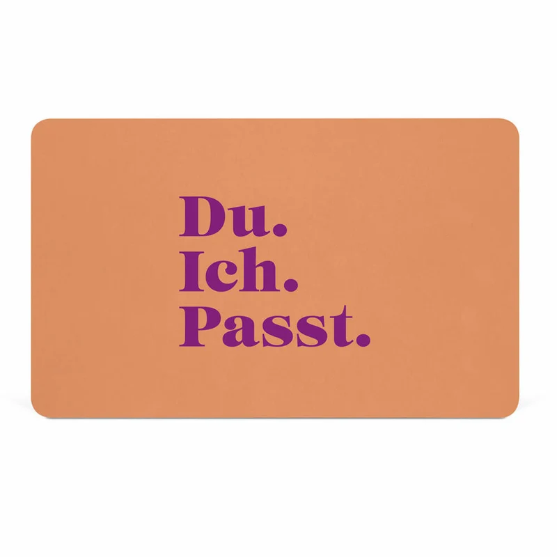 PPD Du. Ich. Passt. D@H Tray, Frühstücksbrettchen, Brettchen, Frühstück, Resopal, 14.3 x 23.3 cm, 586002743