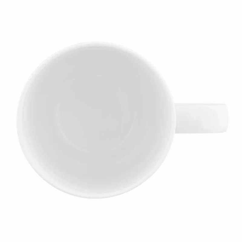 Seltmann Weiden Becher mit Henkel, Kaffeebecher, Teetasse, Tasse, Porzellan, Elch mit Kind, 400 ml, 001.767887