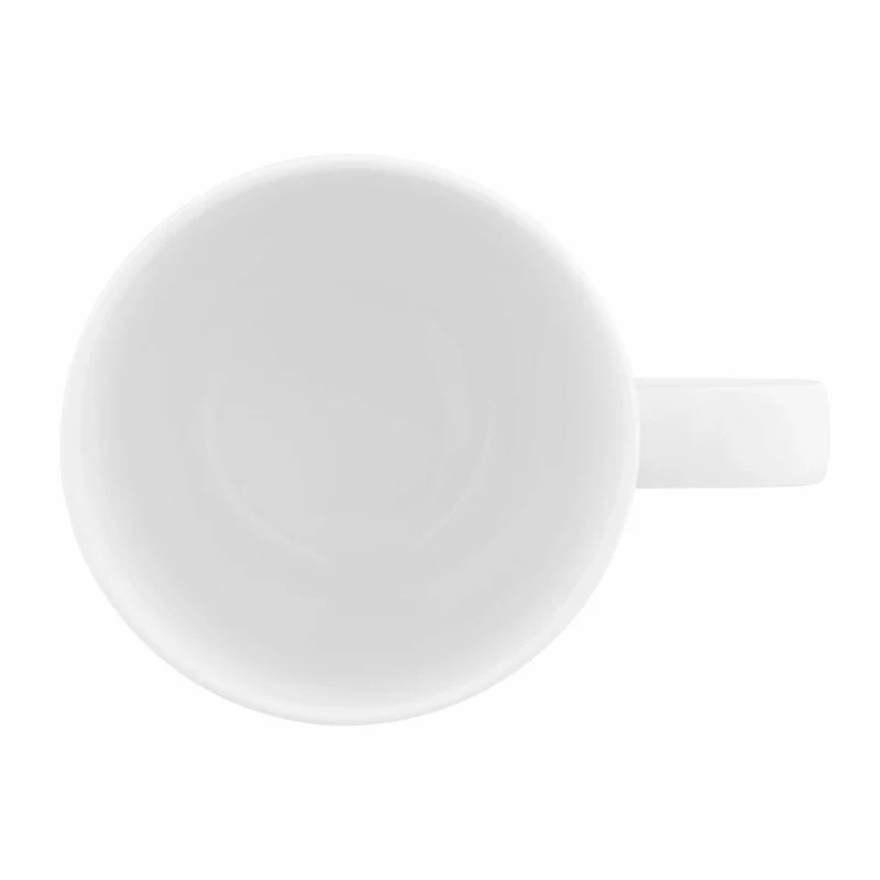 Seltmann Weiden Becher mit Henkel, Kaffeebecher, Teetasse, Tasse, Porzellan, Hirsch mit Schlitten, 400 ml, 001.767890