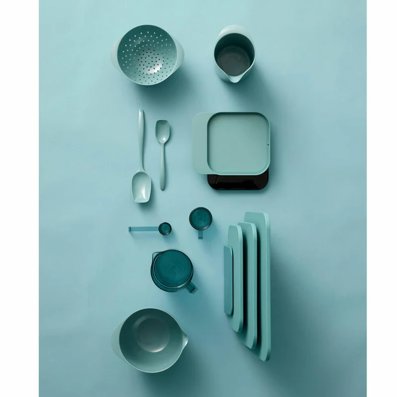 Rosti Schneidebrett-Set Choptima 4-tlg., Schneidunterlage, PE-Kunststoff, Nordic Green, 27824