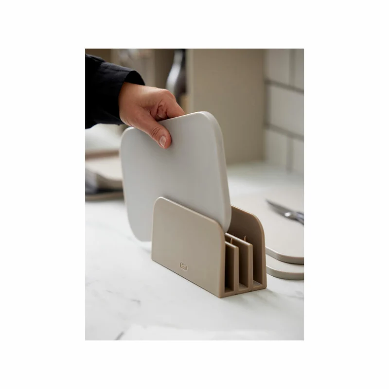 Rosti Schneidebretthalter Choptima, Ablage, PP-Kunststoff, Humus, 17 x 7 x 9 cm, 27961