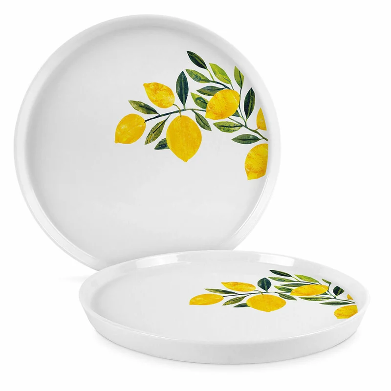 PPD Traceys Citronella Trend Plate 21, Teller, Frühstücksteller, Kuchenteller, New Bone China, Ø 21 cm, 160902563