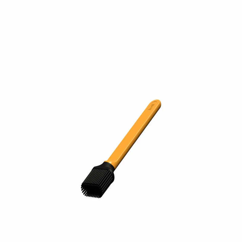 Rosti Backpinsel Classic, Küchenpinsel, Melamin, Silikon, Curry, 17 cm, 23799