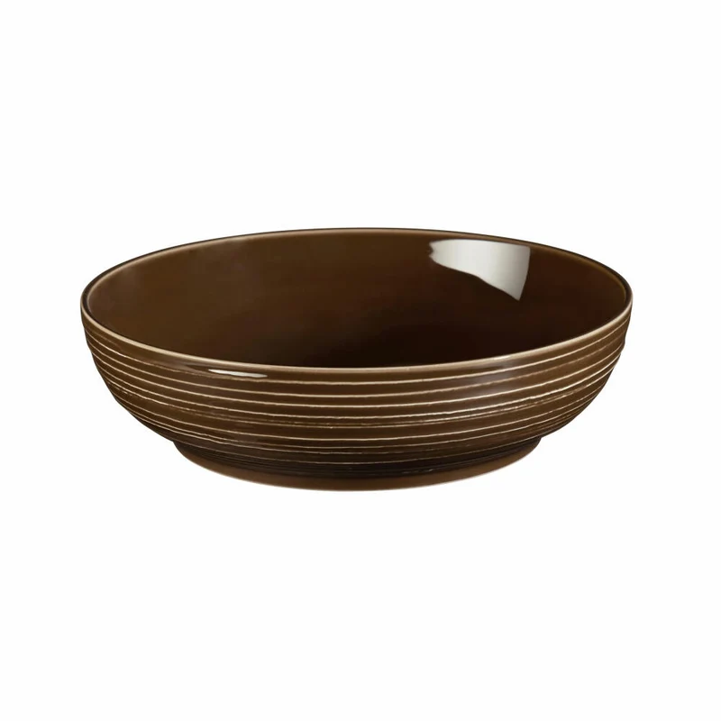 Seltmann Weiden Terra Foodbowl, Schüssel, Schale, Porzellan, Erdbraun, Ø 25.5 cm, 001.765008