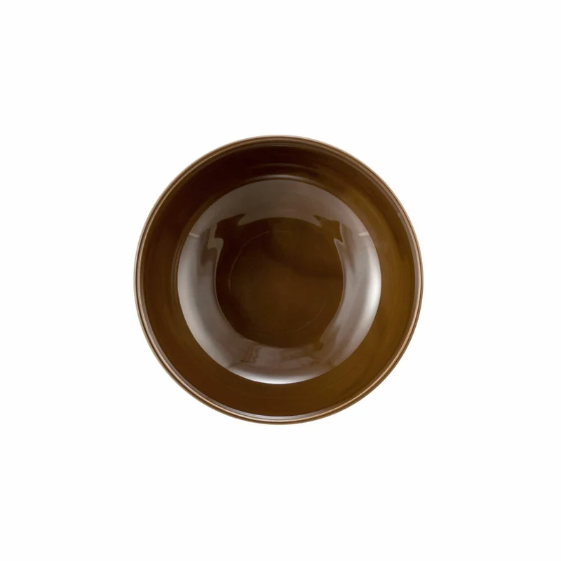 Seltmann Weiden Terra Müslischale, Schale, Schüssel, Porzellan, Erdbraun, Ø 15 cm, 001.765010