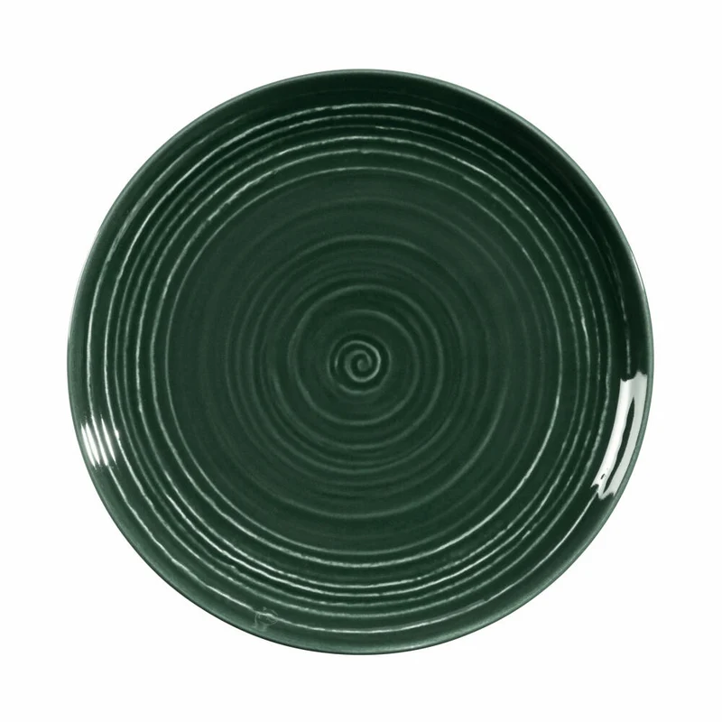 Seltmann Weiden Terra Frühstücksteller, Kuchenteller, Teller, Porzellan, Moosgrün, Ø 22.7 cm, 001.765014