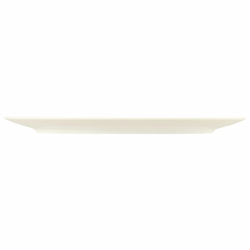 Seltmann Weiden Zoé Fine Diamond Servierplatte Oval, Servierteller, Porzellan, Creme Uni, 40.3 x 25.8 cm , 001.746263
