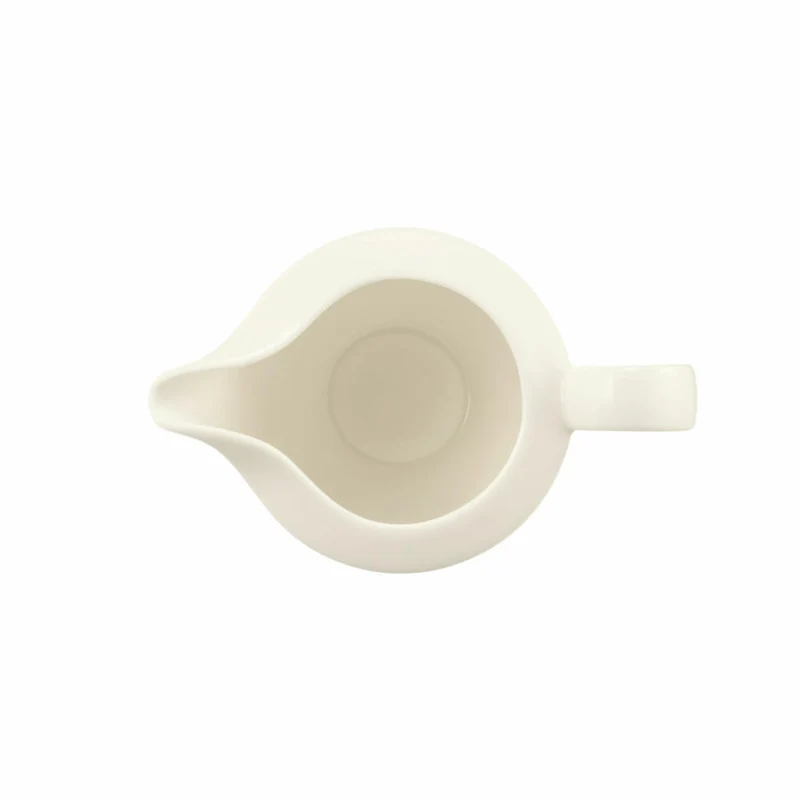 Seltmann Weiden Zoé Fine Diamond Milchkännchen, Kännchen, Milchgießer, Milchkanne, Porzellan, Creme Uni, 250 ml, 001.746269