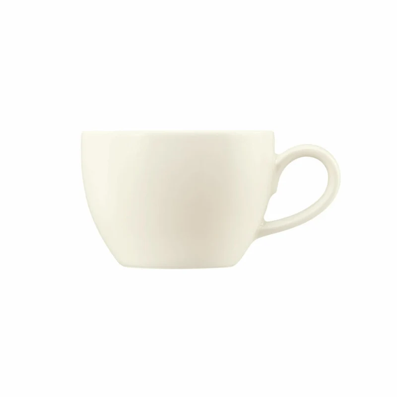 Seltmann Weiden Zoé Fine Diamond Espressoobertasse, Espressotasse, Espresso Tasse, Porzellan, Creme, 110 ml, 001.746271