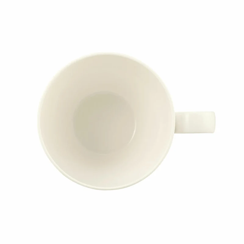 Seltmann Weiden Zoé Fine Diamond Kaffeeobertasse, Kaffeetasse, Kaffee Tasse, Porzellan, Creme, 260 ml, 001.746273