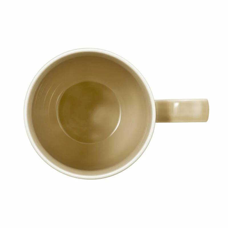 Seltmann Weiden Terra Becher, Kaffeebecher, Teetasse, Tasse, Porzellan, Sandbeige, 400 ml, 001.764967