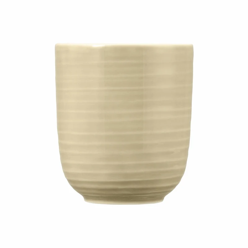 Seltmann Weiden Terra Becher, Kaffeebecher, Teetasse, Tasse, Porzellan, Sandbeige, 400 ml, 001.764967