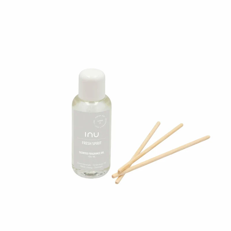 Zone Denmark Duftzerstäuber Refill Inu Fresh Spirit, Nachfüllset, Duftdiffusor, Duftstäbchen, 100 ml, 23940